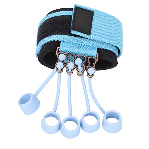 ZJchao Finger Strengthener, Silicone Finger Exerciser with Adjustable Wrist Strap, 6 Resistance Levels for Finger Flexion Extension Training, Hand Grip Strengthener for Rock Climbing, (40lbs) - size: 40 Pound