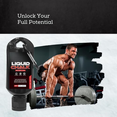 Liquid Gym Chalk 50ml Fitness Anti-Slip Supplies | Rock Climbing Chalk for Men Women Powerlifters Weightlifters Athletes Gymnasts Trainers Competitors Gym Studio Bouldering