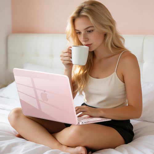 Case Compatible with MacBook Neo 13 inch 2026 (Model A3404), Scratch Resistant Protective Hard Shell Cover, Crystal Blush - color: Crystal Blush