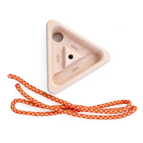 Climbing Trainer: Compact PP Fingerboard for Grip Strength, 5.9 x 5.9 Inch Training Tool (1 Piece)