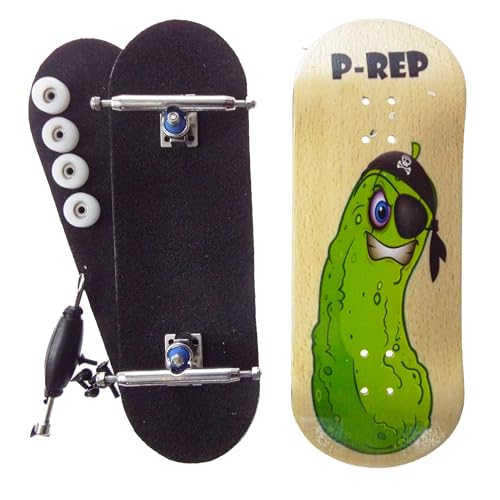 P-REP V2 Performance Complete Wooden Fingerboard 34mm - Pickle Pirate - color: Pickle Pirate