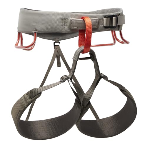 BLACK DIAMOND Men's Momentum Rock Climbing Harness, Adjustable Loops - color: Moonstone, size: XXL (40-45" Waist)