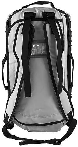 Element Equipment Trailhead Duffel Bag Shoulder Straps Waterproof Light Grey/Blue Large - color: Light Grey/Blue, size: Large 85 Liters