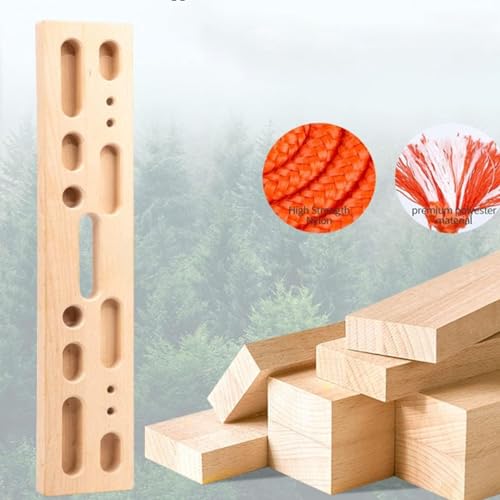 Rock Climbing Board Multi-Grip Heavy Duty | Rock Climbing Pull Up Bar Grip Trainer for Climbers Beginner Men Women Home Gym Indoor Fitness Workout