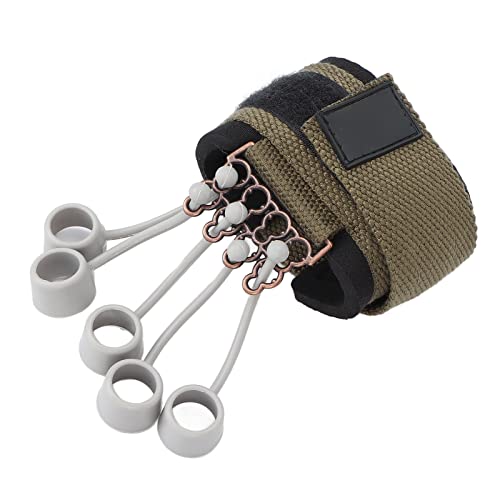Yinhing Finger Exerciser Hand Grip Strengthener Adjustable Silicone Wrist Strap for Rock Climbing Tennis Guitar Piano Drummer Ergonomic Finger Strength Trainer (20lbs Red) - size: 20 Pound Red