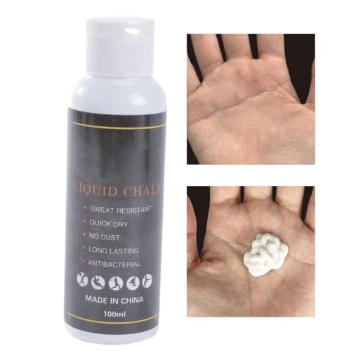 Workout Chalk for Hands Fast Drying Anti-Slip Hand Powder | Weightlifting Anti-Skid Chalk for Rock Climbing Badminton Weightlifting Gymnastics Fitness Tennis Golf - color: White