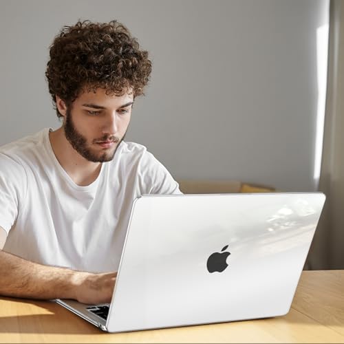 B BELK for MacBook Air 15 inch Case 2026-2023 M5 M4 M3 M2, Crystal Clear | A3448 A3241 A3114 A2941, Plastic Laptop Hard Shell Case with Keyboard Cover & Screen Protector, Lightweight, Easy Snap-On - color: Crystal Clear
