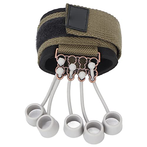 ZJchao Finger Strengthener, Silicone Finger Exerciser with Adjustable Wrist Strap, 6 Resistance Levels for Finger Flexion Extension Training, Hand Grip Strengthener for Rock Climbing, (20lbs Red) - size: 20 Pound Red