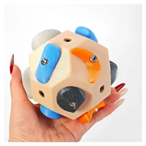 MUSM Wooden Handcrafted Boulder Block Climbing Hold Strength Training for Grip Power Precision Functional