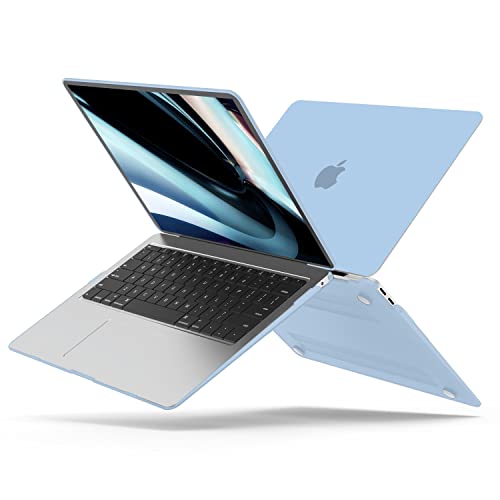 B BELK for MacBook Air 15 inch Case 2026 2025 2024 2023 M5 M4 M3 M2 | Model A3448 A3241 A3114 A2941, Matte Plastic Laptop Hard Shell Case with Keyboard Cover & Screen Protector, Airy Blue - color: Airy Blue