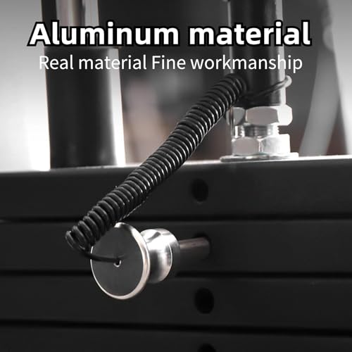 Gym Pin, Universal Aluminum Alloy Weight Stack Pin with Pull Rope for Fitness Equipment Pin Training - color: Yellow 10*125mm