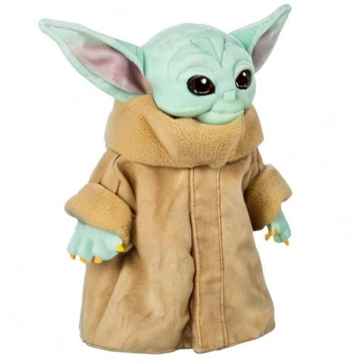 Disney Store Official Grogu Star Wars Toy - Baby Yoda Plush from The Mandalorian - Soft and Snuggly Baby Yoda Disney Plushy with Embroidered Features - Perfect Cuddly Galactic Companion for Fans
