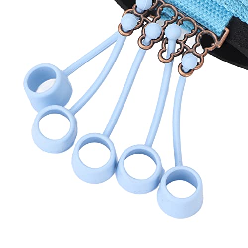 ZJchao Finger Strengthener, Silicone Finger Exerciser with Adjustable Wrist Strap, 6 Resistance Levels for Finger Flexion Extension Training, Hand Grip Strengthener for Rock Climbing, (40lbs) - size: 40 Pound