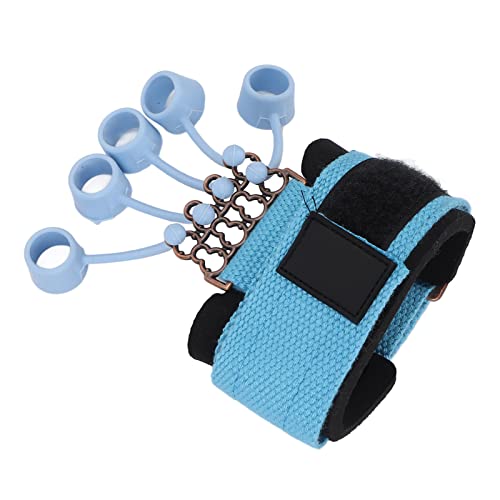 ZJchao Finger Strengthener, Silicone Finger Exerciser with Adjustable Wrist Strap, 6 Resistance Levels for Finger Flexion Extension Training, Hand Grip Strengthener for Rock Climbing, (40lbs) - size: 40 Pound