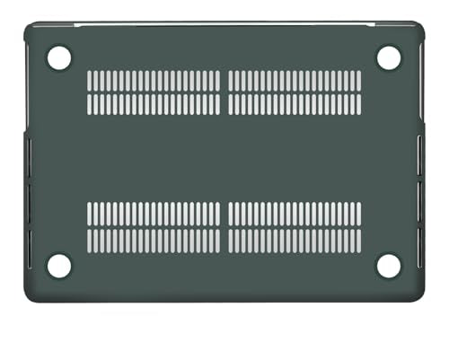UESWILL Compatible with MacBook Pro 16 inch Case 2021-2026 Release M5 M4 M3 M2 M1 Pro Max chip Model: A3429 A3428 A3403 A3186 A2991 A2780 A2485, Matte Hard Shell Cover, Midnight Green - color: Midnight Green, size: MacBook Pro 16" (M1 M2 M3 M4 M5)