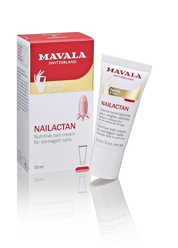 Mavala Nutritive Nail Cream Nailactan for Damaged Nails | Nail Care with Restorative Ingredients for Longer, Healthier Nails | Nail Strengthener + Hardener | 0.5 oz