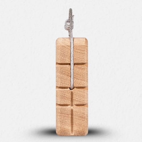 Portable Hangboard | Rock Climbing Hangboard | Hang Board for Climbing | Fingerboard | Strengthen Your Fingers | Bouldering Gifts | Hard Wood - color: Granite