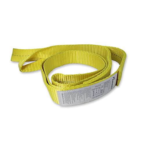 1" x 6’Rigging Moving Straps Lifting Sling Tree Saver Recovery Straps Twisted Eye Web Sling 1600lbs Vertical Capacity - color: Yellow - Vertical Capacity 1600LBS, size: 6ft