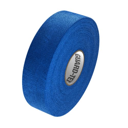 Guard-Tex® Blue Finger Tape 1 in Self-Adhering Cotton Gauze for Healthcare and Trades — No Adhesive No Residue — 12 Rolls x 90 ft — Made in USA Since 1935 - color: Blue, size: 1 Inch