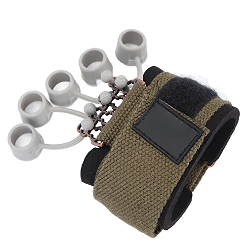 Yinhing Finger Exerciser Hand Grip Strengthener Adjustable Silicone Wrist Strap for Rock Climbing Tennis Guitar Piano Drummer Ergonomic Finger Strength Trainer (20lbs Red) - size: 20 Pound Red