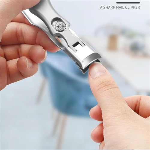Nail Clippers, Stainless Steel Nail Clippers, Portable for Thick Nails - color: 3color