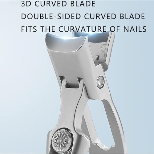Nail Clippers, Stainless Steel Nail Clippers, Portable for Thick Nails - color: 3color