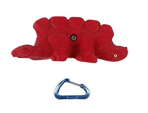 Atomik Rock Climbing Holds Set of 5 XL Dinosaurs in Assorted Bright Tones