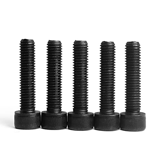 M4 x 30mm Socket Head Cap Screws Bolts 12.9 Grade Alloy Steel Metric Machine Hex Socket Screw, Black Oxide Finish, Fully Threaded, 50PCS - size: M4×30mm