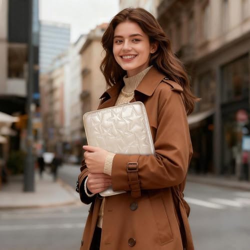 13 inch Laptop Sleeve Case for 13" MacBook Air M5 /M4, 13" MacBook Neo/Pro, 13" Surface Laptop 7, 13" Latitude 5350/7350, 13.4" XPS 13, 13" ThinkPad L13 Gen 5, HP Notebook Bag, Champagne - color: Champagne, size: 13 inch / Macbook 13