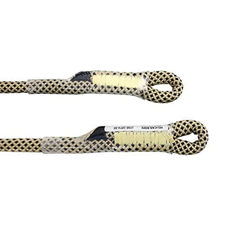 Bulldog 8mm & 10mm - Friction Hitch 100% Technora, 5400 MBS, Prusik By Pelican Rope - Arborist Rope, Tree Gear, Accessory Cord (28, 8mm Diameter) - size: 8 mm x 711 mm