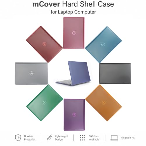 mCover Case ONLY Compatible for 2022-2025 13.4" Dell XPS 13 Plus 9320 9340 9345 9350 Series Traditional Windows Notebook PC (NOT Fitting Other Dell Models) - Purple - color: Purple
