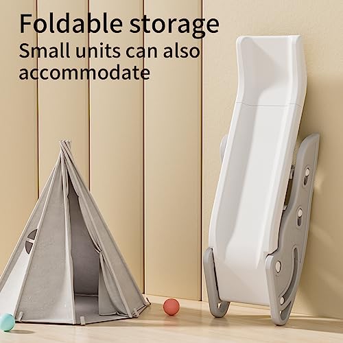 Toddler Slide Large Play Climber Slide PlaySet with Extra Long Slipping Slope Indoor Slide Kids Slide Toddler Playground Toddler Slide Outdoor Toys for Toddlers (Grey) - color: Gray