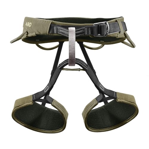 KAILAS Airo Rock Climbing Harness Men Roofing Harnesses Rescue Mountaineering Safety Belt Women Comfortable Lightweight - color: Gray Green, size: Large
