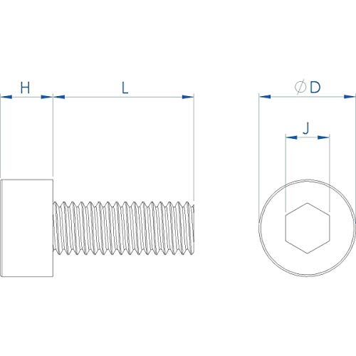 Fullerkreg M6-1.0 x 25MM Socket Head Cap Screws, Allen Socket Drive, Din 912, AISI 304 Stainless Steel (18-8), Full Thread, Bright Finish, Machine Thread, Quantity 20 - size: M6-1.0 x 25MM