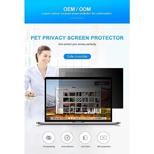 Magnetic Privacy Screen, 11.6-27 Inch Removable Laptop Privacy Filter, Anti-Glare (15inch/34.4x19.4CM) - size: 15inch/34.4x19.4CM
