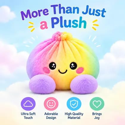 Dumpling Mystery Plush Squishy, Cute Dumpling Stress Relief Squeeze Toy