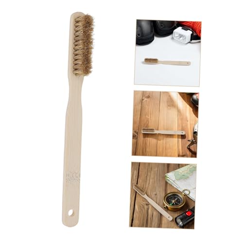 Climbing Hold Brush Mountaineering Cleaning Brush Soft Boar Bristle Medium Size for Bouldering Outdoor Wall Maintenance