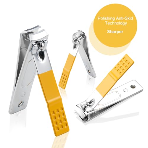 Manicure Pedicure Set - Nail Clippers Toenail Clippers Kit,Professional Manicure Kit Pedicure Kit,Nail Care Kit with,Travel Case, Set of 12 - color: Yellow