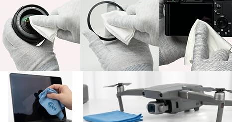 UES 21-in-1 Professional Full Frame Camera Cleaning Kit with a Travel Case | Lens & Sensor Cleaner, Air Blower, Lens Cleaning Pen, Microfiber Lens & Screen Cloth & Tissue, 10 Full Frame 24mm Swabs - size: Full-Frame Cleaning Kit