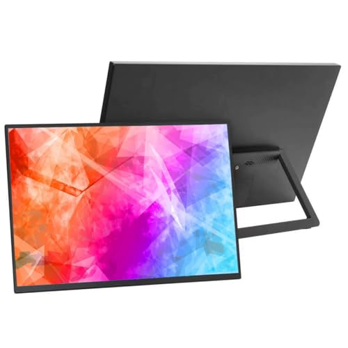 cjc 15.6" FHD Portable Touch Screen Monitor with Kickstand - USB C HDMI External Travel Display for Laptop, Phone, Gaming Console, Second Screen (15.6“ 60Hz) - size: 15.6“ 60Hz