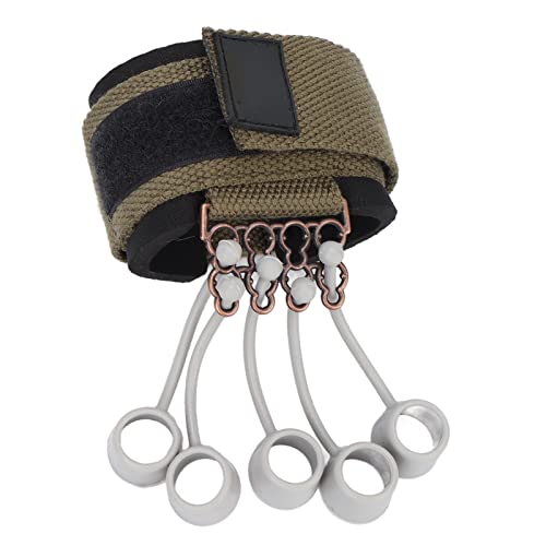 Yinhing Finger Exerciser Hand Grip Strengthener Adjustable Silicone Wrist Strap for Rock Climbing Tennis Guitar Piano Drummer Ergonomic Finger Strength Trainer (20lbs Red) - size: 20 Pound Red