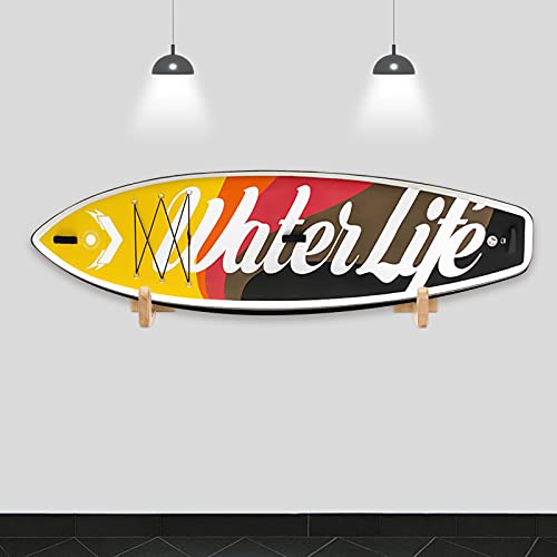 TWO STONES Surfboard Racks for The Wall, Surfboard Rack Hanger Works as a Shortboard, Skimboard & Longboard Hanger or Stand Indoor or Outdoor