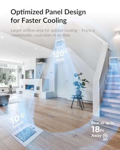 2026 Super Quiet Register Booster Fan for 6" x 10" Register Holes, Smart Register Vent with Dual Intelligent Thermostat and WiFi App Control, Heating Cooling AC Vent Fan (White) - color: White, size: 6" x 10"
