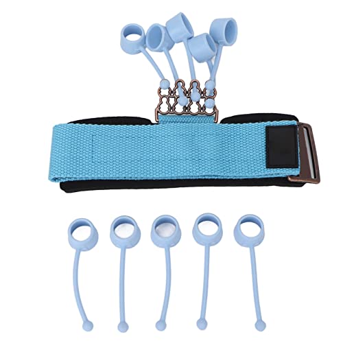 ZJchao Finger Strengthener, Silicone Finger Exerciser with Adjustable Wrist Strap, 6 Resistance Levels for Finger Flexion Extension Training, Hand Grip Strengthener for Rock Climbing, (40lbs) - size: 40 Pound