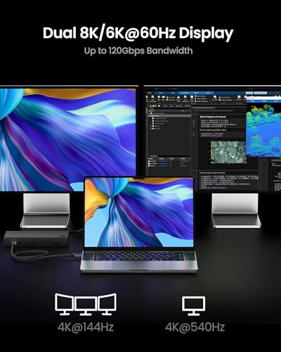 Silkland USB 4 for Thunderbolt 5 Cable 1FT, 80Gbps Data Sync, 240W Charging | with 120Gbps Bandwidth for Dual 8K, Braided USB C Data Cable Compatible for Thunderbolt 4/5, SSD, MacBook, iPhone17/16 - size: 1 Feet