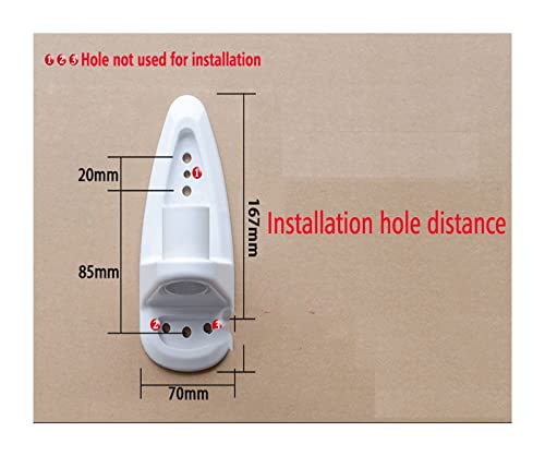 8KG GM112W-LP1 Full Motion Aluminum Gas Spring Dual Arm Laptop Wall Mounted Bracket Stand Grommet Hole Clamp Notebook Tray(DL-GM112W-LP20) - color: Dl-gm112w-lp20
