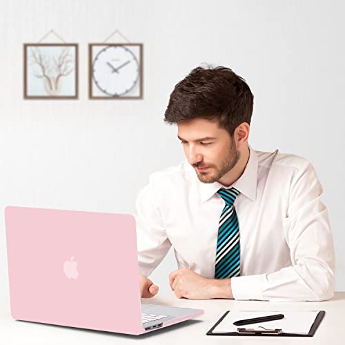 B BELK for MacBook Air 15 inch Case 2026 2025-2023 M5 M4 M3 M2, Baby Pink | Model A3448 A3241 A3114 A2941, Matte Plastic Laptop Hard Shell Case with Keyboard Cover & Screen Protector, Easy Snap-On - color: Baby Pink