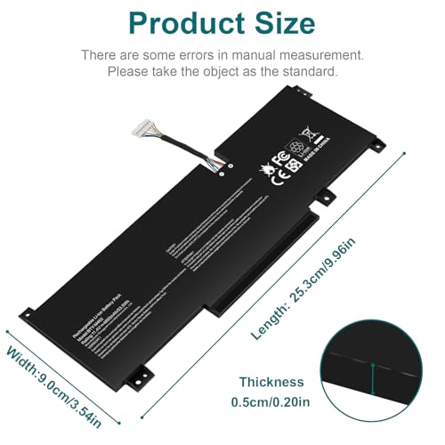 ASUNCELL BTY-M492 Laptop Battery Replacement for MSI WF66 WF76 11UI 11UJ Katana GF66 11UD 12UG 12UX GF76 11UE 12UD Crosshair 15 17 A11UCK A11UDK A11UEK Sword 15 A11U A11UD A11UE Pulse GL66 GL76 7506 - size: BTY-M492 8.94 × 4.96 × 0.71 in