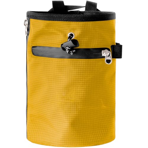 Rock Climbing Chalk Bag & Zippers Pockets Adjustable Bouldering Chalk Bag Bucket for Gym Climbing Gymnastic Bouldering Bucket - color: Better Color