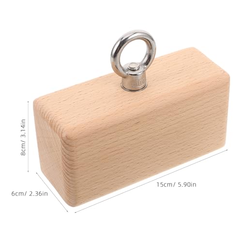 Kisangel Wooden Grip Strength Trainer for Forearm and Hand Strengthening for Rock Climbing Portable Hand Workout Grip with Palm Contour and Ergonomic Design and Home Gym Use
